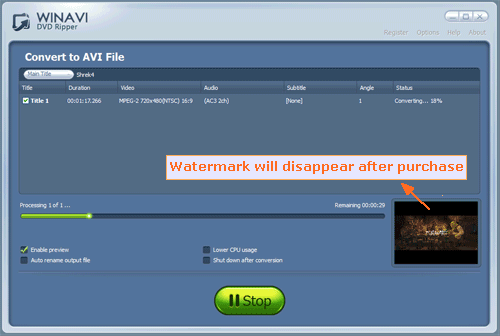 Ændringer fra undulate Sømand Rip DVD to AVI - How to rip DVD to AVI video with WinAVI DVD Ripper