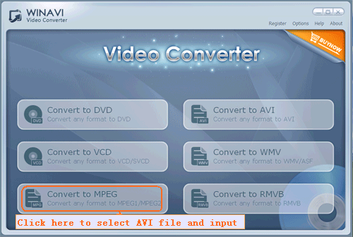 free avi to mpeg converter software