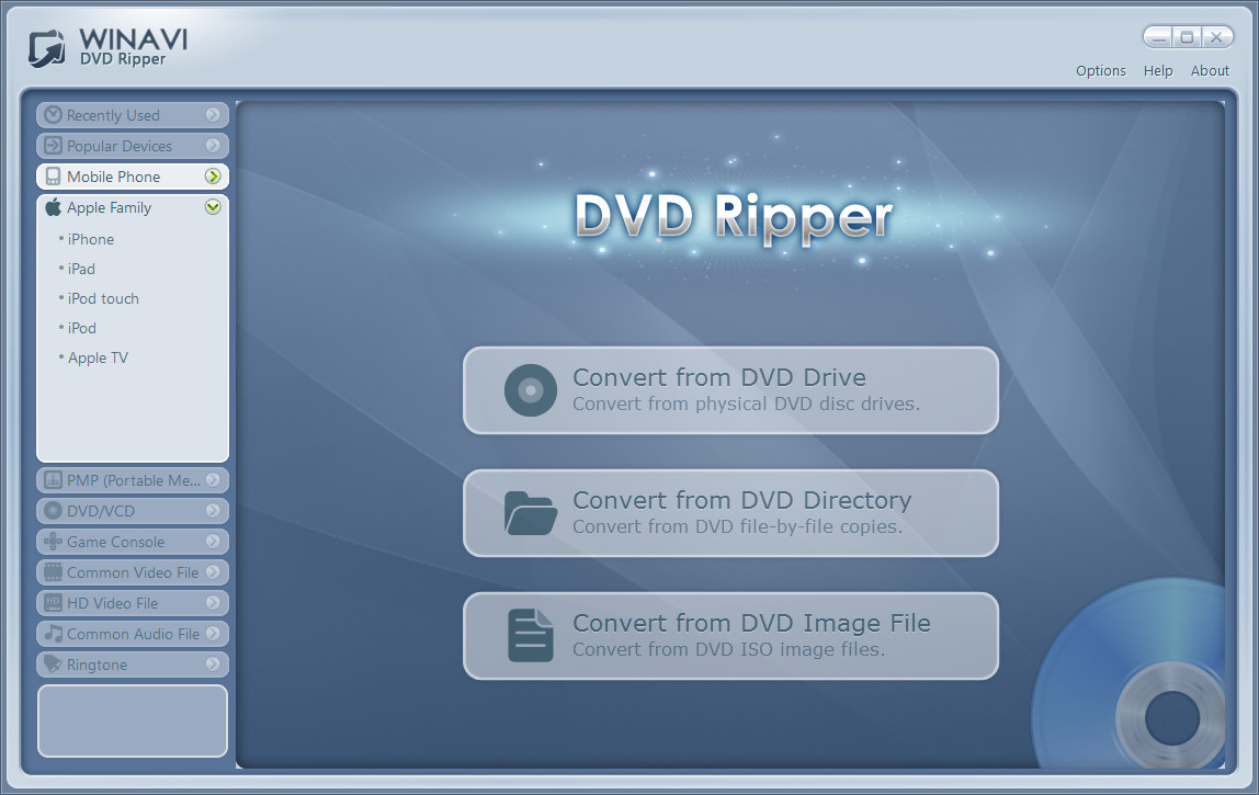 WinAVI DVD Ripper screenshot WinAVI DVD Ripper screenshot